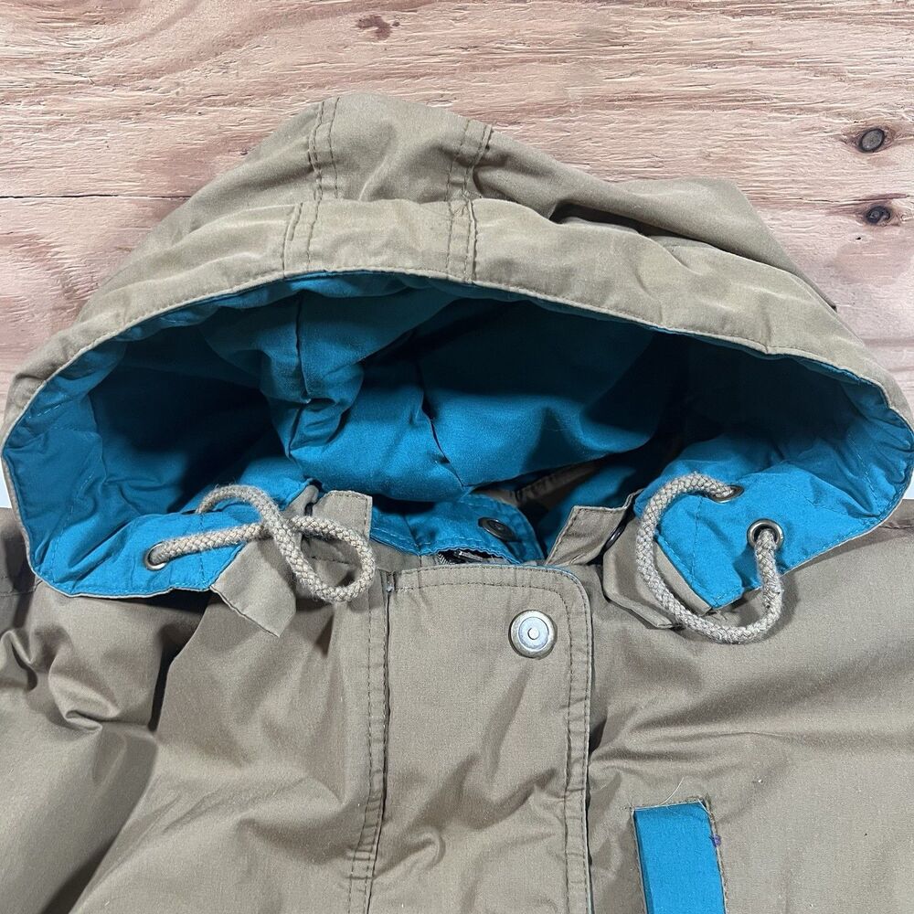 Vintage 80s/90s East West Colorblock Hooded Ski Parka Jacket Men's Large - Picture 6 of 13